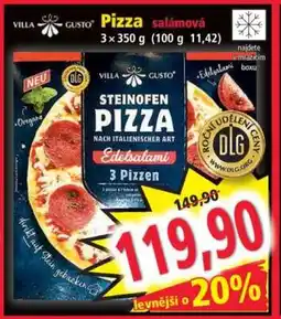 Norma Pizza salámová nabídka