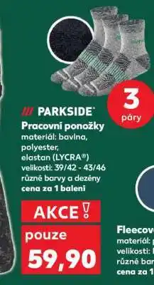 Kaufland PARKSIDE Pracovní ponožky nabídka