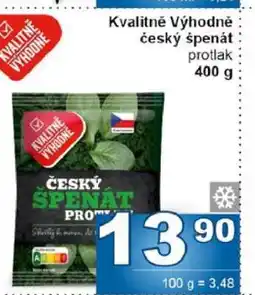 Jip Kvalitně Výhodně český špenát nabídka