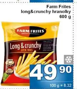 Jip Farm Frites Long&Crunchy hranolky nabídka