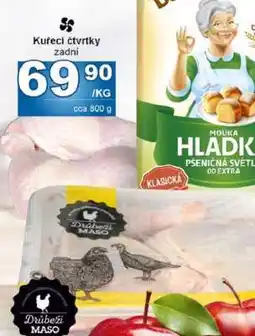Jip Kuřecí čtvrtky zadní nabídka