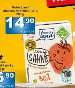 Jip Gutes Land smetana ke šlehání 30 % nabídka