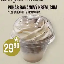 Jip POHÁR BANÁNOVÝ KRÉM, CHIA nabídka