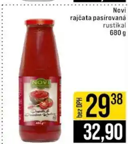 Jip Novi rajčata pasírovaná rustikal nabídka