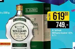 Jip R. Jelínek Williams kosher 42% 0,7 l nabídka