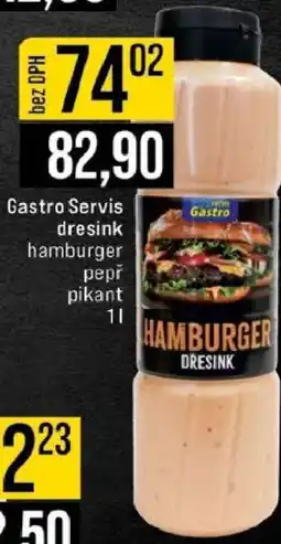Jip Gastro Servis dresink nabídka