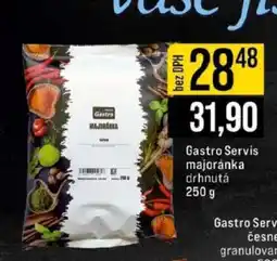 Jip Gastro Servis majoránka drhnutá nabídka