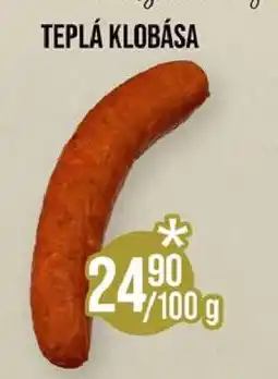 Jip TEPLÁ KLOBÁSA nabídka