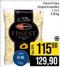 Jip Farm Frites finest hranolky nabídka
