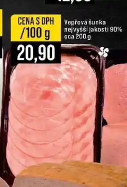 Jip Vepřová šunka nejvyšší jakosti 90% cca 200 g nabídka