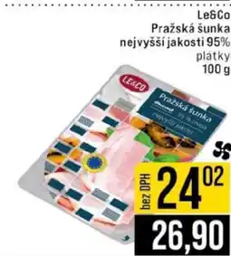 Jip LE & CO Pražská šunka nabídka