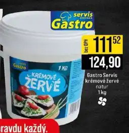 Jip Gastro Servis krémové žervé natur nabídka