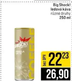 Jip Big Shock! ledová káva nabídka