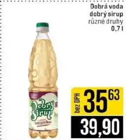 Jip Dobrá voda Dobrý sirup nabídka