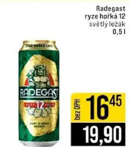 Jip Radegast Ryze Hořká 12 světlý ležák 0,5 l nabídka