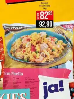 Jip Bofrost gran paella nabídka