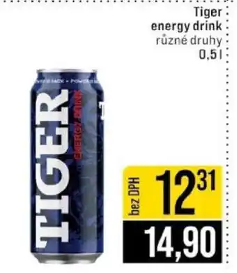 Jip Tiger Energy drink nabídka