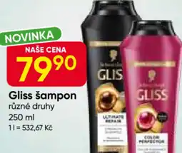 Hruška Gliss šampon nabídka