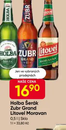 Hruška Holba Šerák Zubr Grand Litovel Moravan nabídka