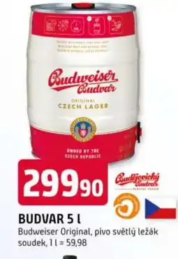 Trefa Budvar nabídka