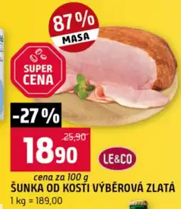 Terno Šunka od kosti výběrová zlatá nabídka