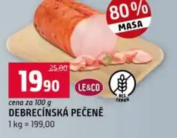 Terno Debrecínská pečeně nabídka