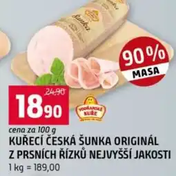 Terno Kuřecí česká šunka originál z prsních řízků nejvyšší jakosti nabídka