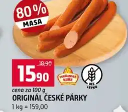 Terno Originál české párky nabídka