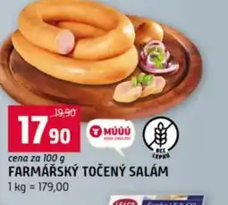 Terno Farmářský točený salám nabídka
