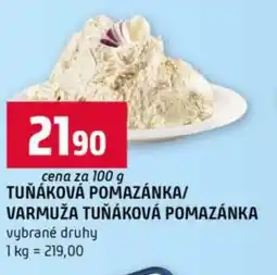 Terno Tuňáková pomazánka/ varmuža tuňáková pomazánka nabídka