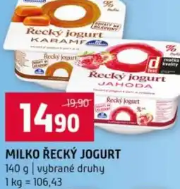 Terno Milko řecký jogurt nabídka