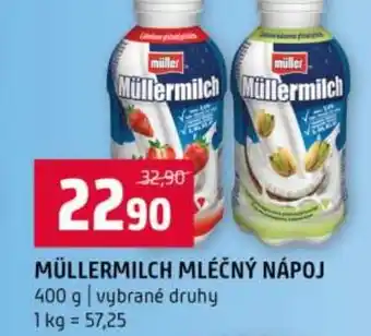 Terno Müllermilch mléčný nápoj nabídka