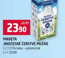 Terno MADETA Jihočeské čerstvé mléko nabídka