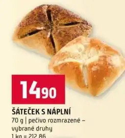 Terno Šáteček s náplní nabídka