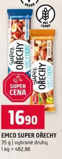 Terno Emco super ořechy nabídka