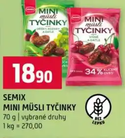 Terno Semix mini müsli tyčinky nabídka