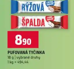Terno Pufovaná tyčinka nabídka