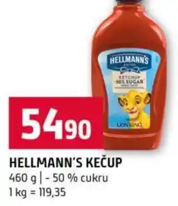 Terno Hellmann's kečup nabídka