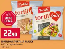 Terno Tortillove tortilla placky nabídka
