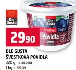 Terno Dle gusta švestková povidla nabídka