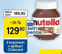 Tesco Nutella nabídka