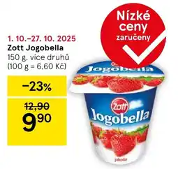 Tesco Zott Jogobella nabídka