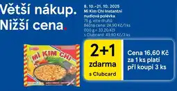 Tesco Mì Kim Chi Instantní nudlová polévka nabídka