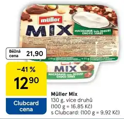 Tesco Müller Mix nabídka