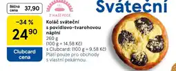 Tesco Koláč sváteční s povidlovo-tvarohovou náplní nabídka