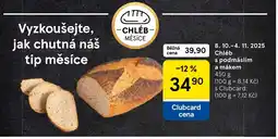 Tesco Chléb s podmáslím a mákem nabídka