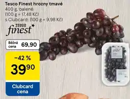 Tesco Tesco Finest hrozny tmavé nabídka