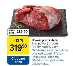 Tesco Hovězí plec kulatá nabídka