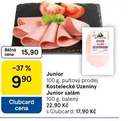 Tesco Kostelecké Uzeniny Junior salám nabídka