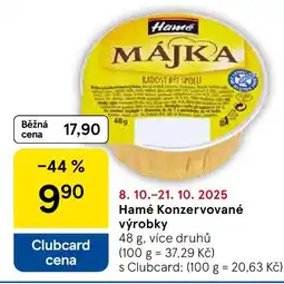 Tesco Hamé Konzervované výrobky nabídka